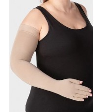 Manga Com Luva E Dedos Fix. Silicone Juzo Classic Seamles - Malha Plana Sem Costuras