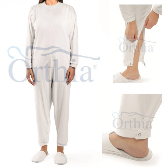 Pijama Geriátrico Para Incontinentes Longo