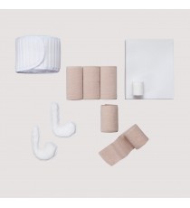 Kit Profissional Juzo SoftCompress BandageAid Perna - Pequeno Kit Profissional Juzo SoftCompress BandageAid Perna - Pequeno