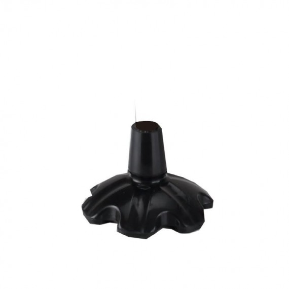 Ponteira de bengala/canadiana com base larga