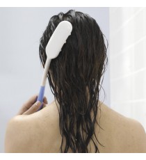 Escova para lavar o cabelo com cabo comprido