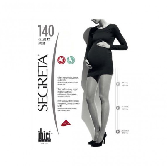 Collant Gravidez Ibici 140den (malha De Favo)