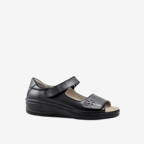 Sandália Para Diabético Madra Ortomedical Preto